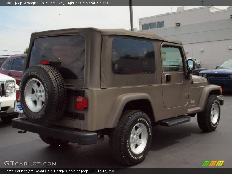 Light Khaki Metallic / Khaki 2005 Jeep Wrangler Unlimited 4x4