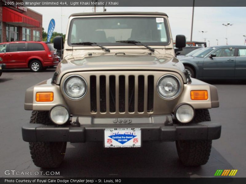 Light Khaki Metallic / Khaki 2005 Jeep Wrangler Unlimited 4x4