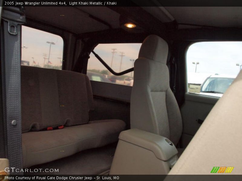 Light Khaki Metallic / Khaki 2005 Jeep Wrangler Unlimited 4x4