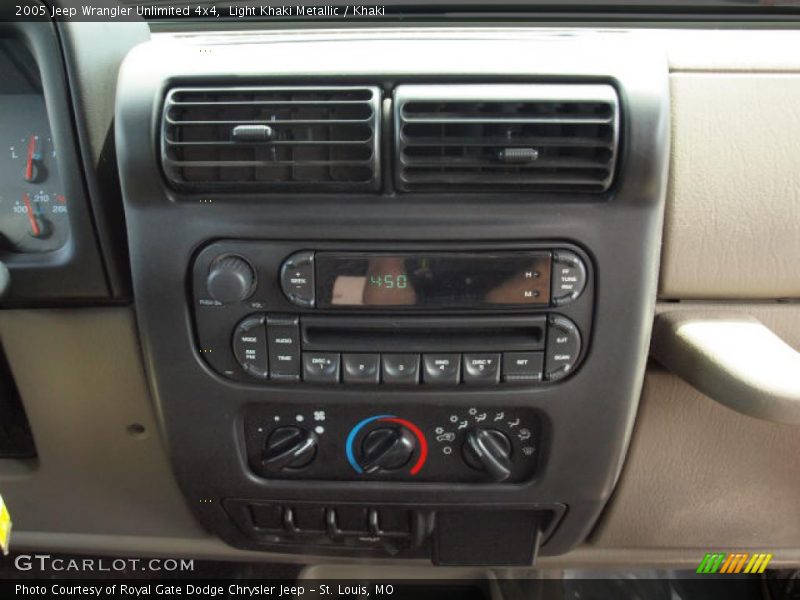 Light Khaki Metallic / Khaki 2005 Jeep Wrangler Unlimited 4x4