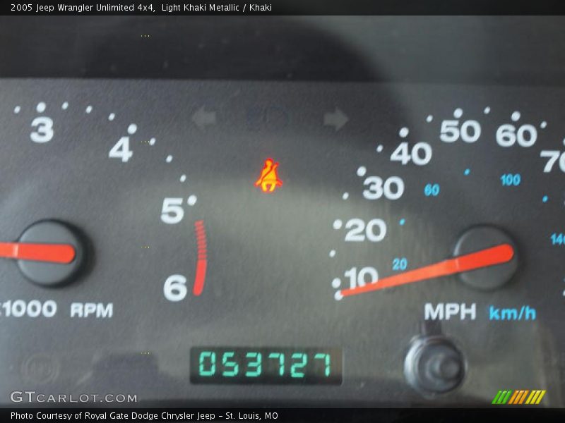 Light Khaki Metallic / Khaki 2005 Jeep Wrangler Unlimited 4x4