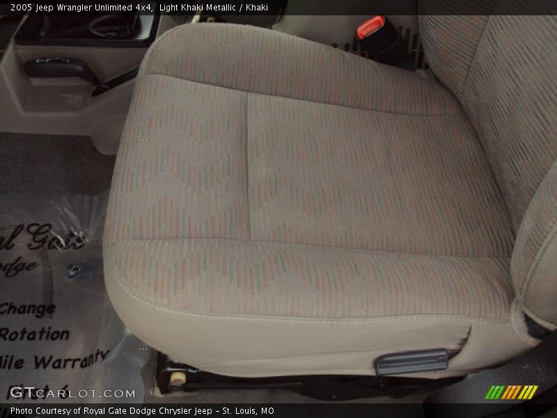 Light Khaki Metallic / Khaki 2005 Jeep Wrangler Unlimited 4x4