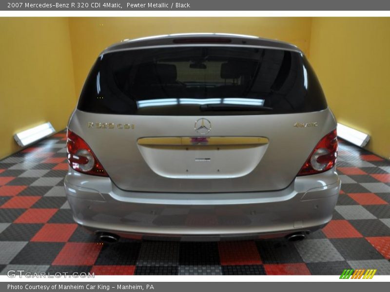 Pewter Metallic / Black 2007 Mercedes-Benz R 320 CDI 4Matic