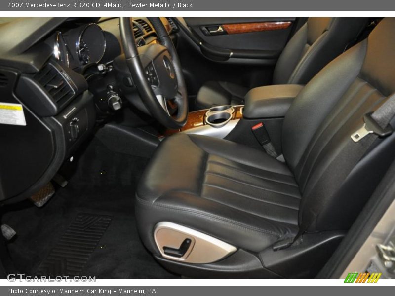 Pewter Metallic / Black 2007 Mercedes-Benz R 320 CDI 4Matic