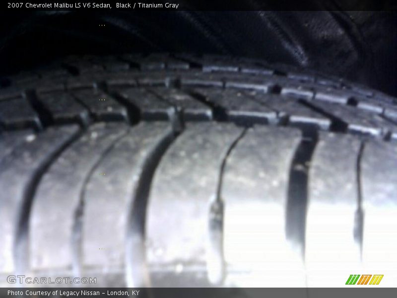 Black / Titanium Gray 2007 Chevrolet Malibu LS V6 Sedan