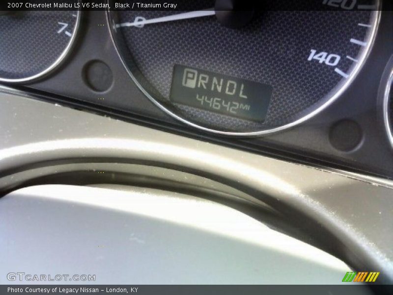 Black / Titanium Gray 2007 Chevrolet Malibu LS V6 Sedan