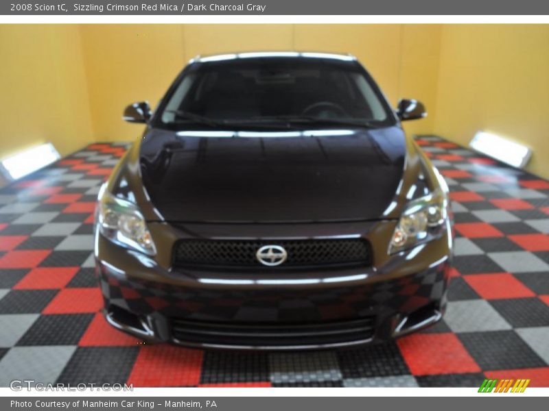 Sizzling Crimson Red Mica / Dark Charcoal Gray 2008 Scion tC