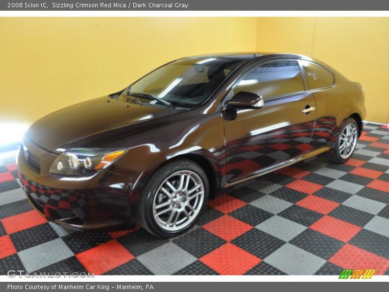 Sizzling Crimson Red Mica / Dark Charcoal Gray 2008 Scion tC