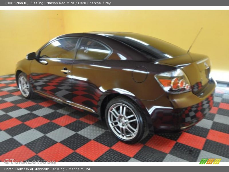 Sizzling Crimson Red Mica / Dark Charcoal Gray 2008 Scion tC