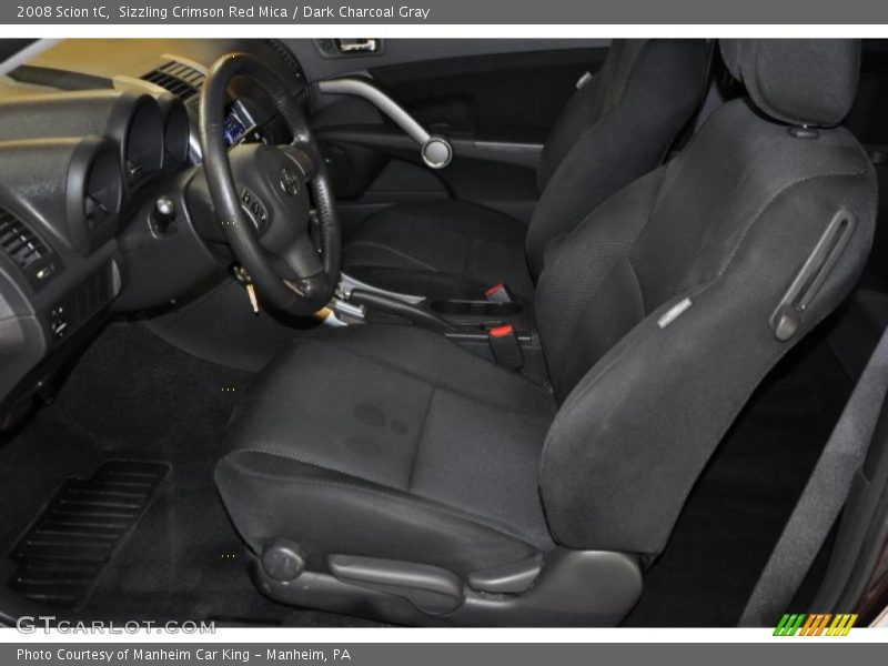 Sizzling Crimson Red Mica / Dark Charcoal Gray 2008 Scion tC