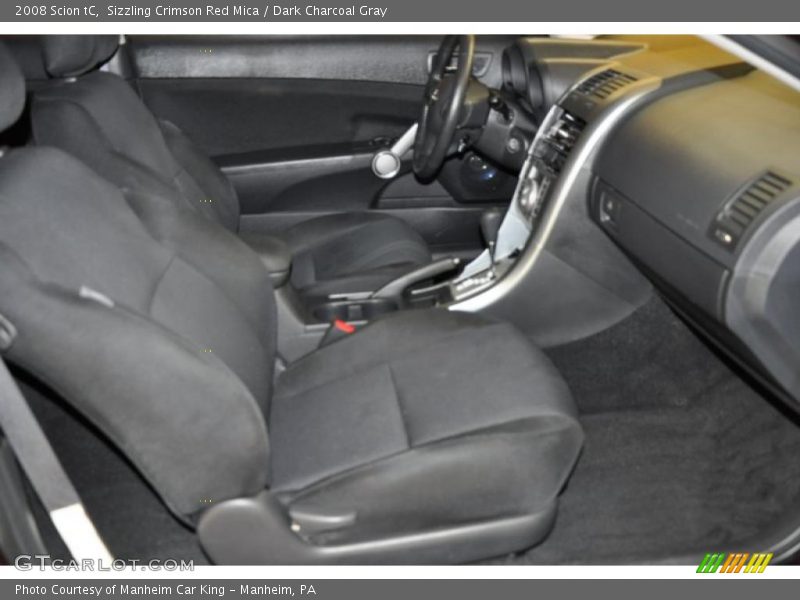 Sizzling Crimson Red Mica / Dark Charcoal Gray 2008 Scion tC