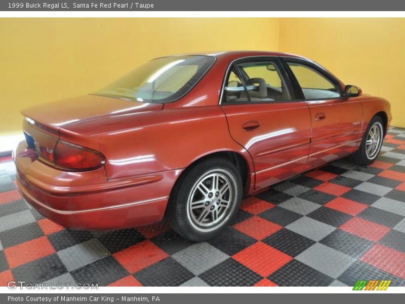 Santa Fe Red Pearl / Taupe 1999 Buick Regal LS