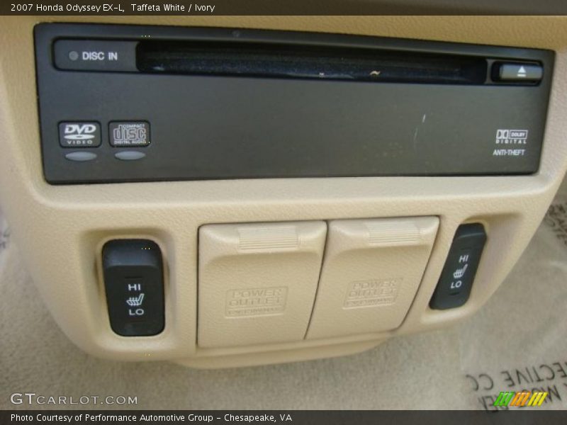 Taffeta White / Ivory 2007 Honda Odyssey EX-L