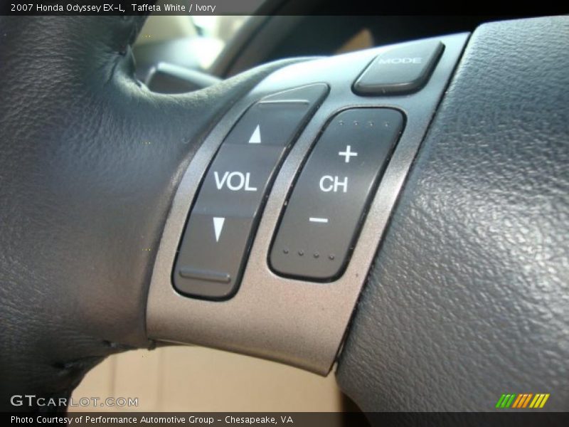 Taffeta White / Ivory 2007 Honda Odyssey EX-L