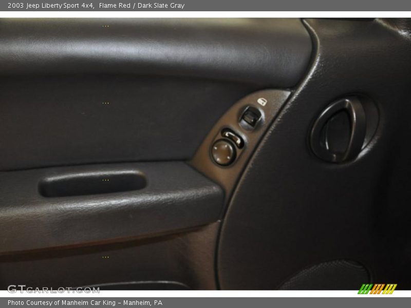 Flame Red / Dark Slate Gray 2003 Jeep Liberty Sport 4x4