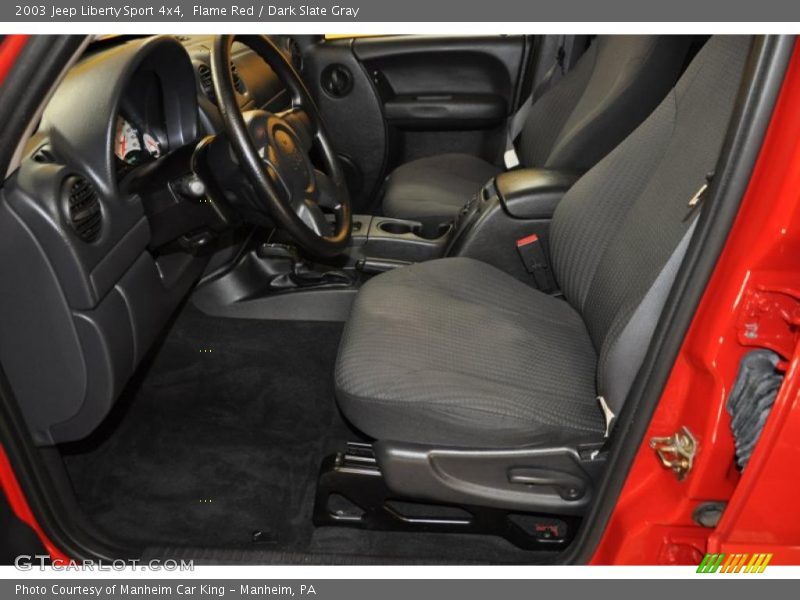 Flame Red / Dark Slate Gray 2003 Jeep Liberty Sport 4x4