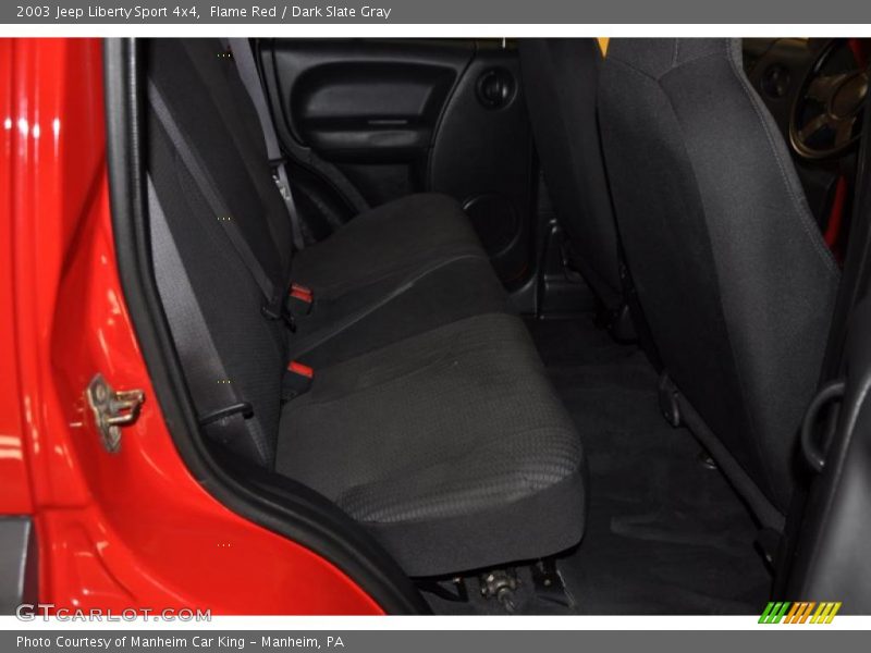 Flame Red / Dark Slate Gray 2003 Jeep Liberty Sport 4x4