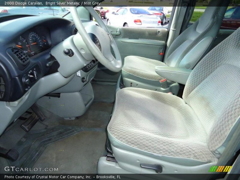 Bright Silver Metallic / Mist Grey 2000 Dodge Caravan