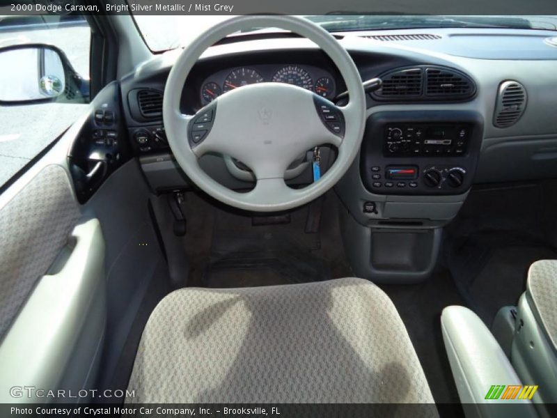 Bright Silver Metallic / Mist Grey 2000 Dodge Caravan