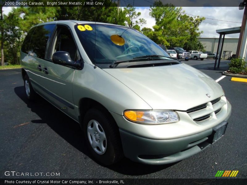 Bright Silver Metallic / Mist Grey 2000 Dodge Caravan