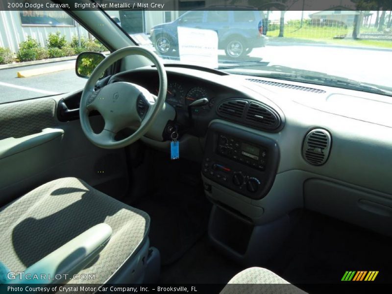 Bright Silver Metallic / Mist Grey 2000 Dodge Caravan