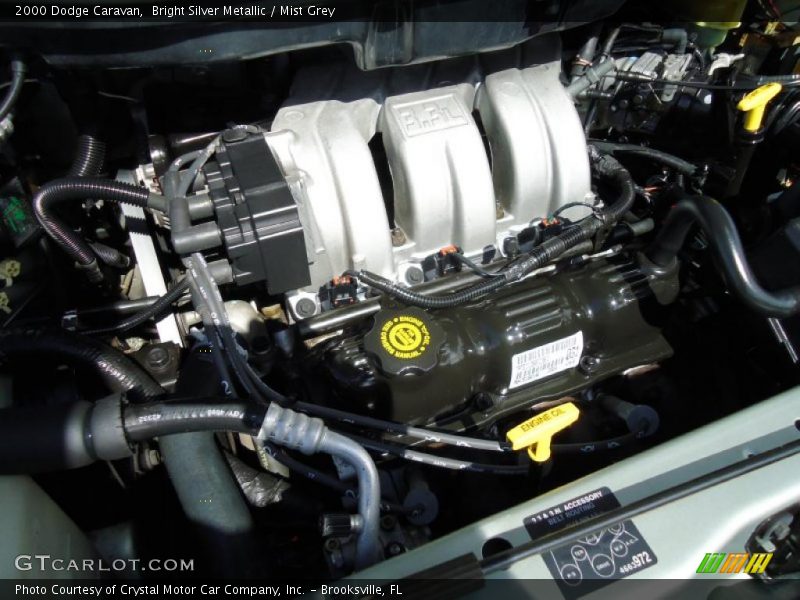 Bright Silver Metallic / Mist Grey 2000 Dodge Caravan