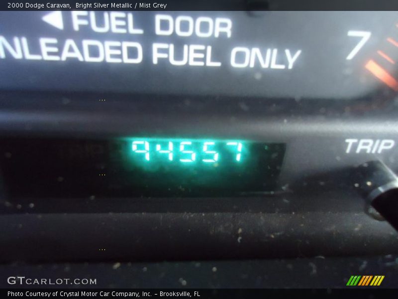 Bright Silver Metallic / Mist Grey 2000 Dodge Caravan