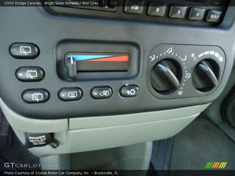 Bright Silver Metallic / Mist Grey 2000 Dodge Caravan