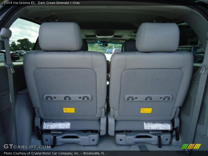 Dark Green Emerald / Gray 2004 Kia Sedona EX
