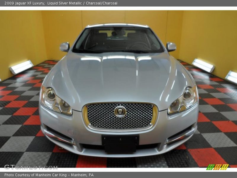 Liquid Silver Metallic / Charcoal/Charcoal 2009 Jaguar XF Luxury