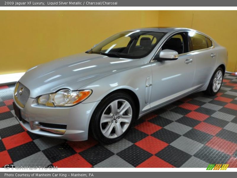 Liquid Silver Metallic / Charcoal/Charcoal 2009 Jaguar XF Luxury