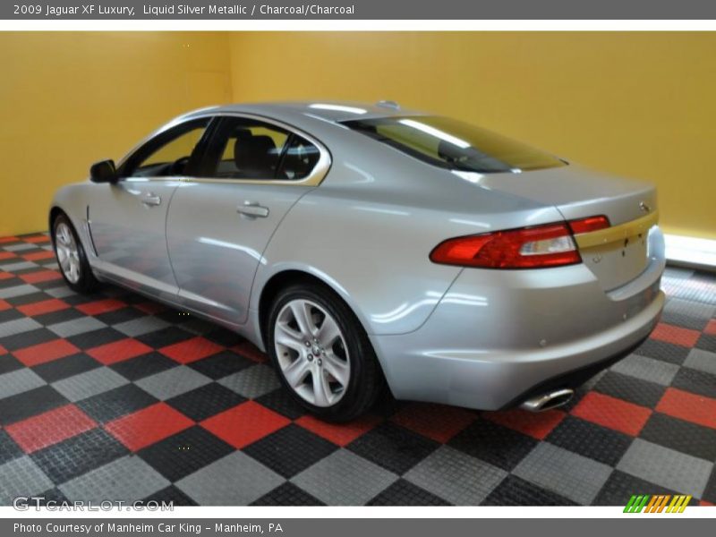 Liquid Silver Metallic / Charcoal/Charcoal 2009 Jaguar XF Luxury