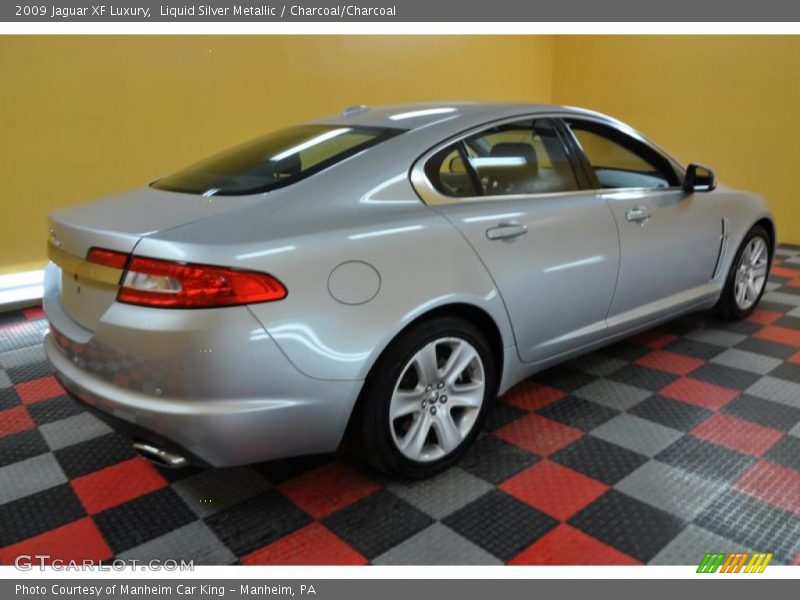 Liquid Silver Metallic / Charcoal/Charcoal 2009 Jaguar XF Luxury