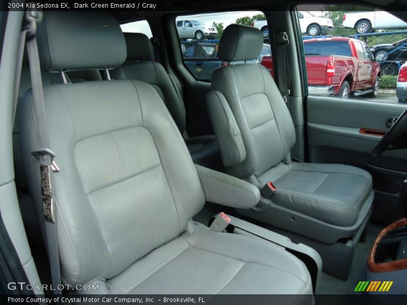 Dark Green Emerald / Gray 2004 Kia Sedona EX
