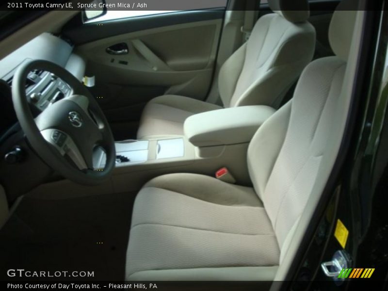 Spruce Green Mica / Ash 2011 Toyota Camry LE