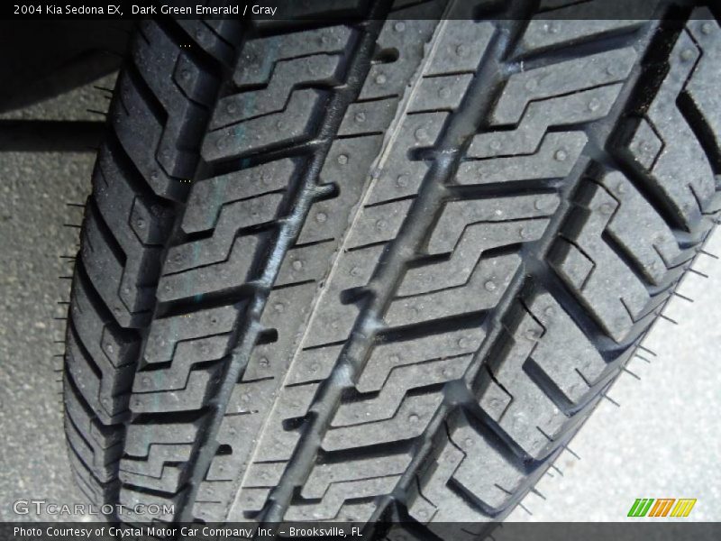 Dark Green Emerald / Gray 2004 Kia Sedona EX