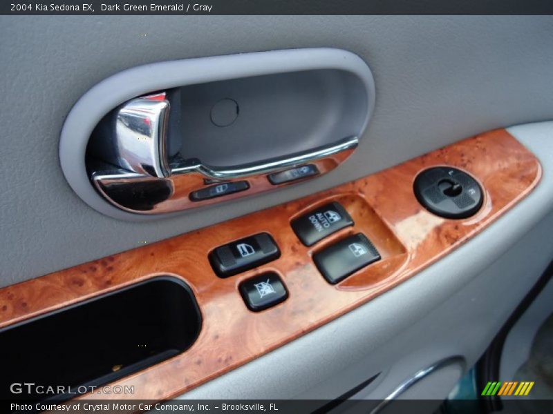 Dark Green Emerald / Gray 2004 Kia Sedona EX