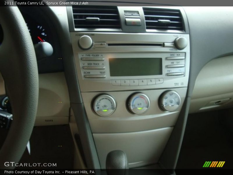 Spruce Green Mica / Ash 2011 Toyota Camry LE