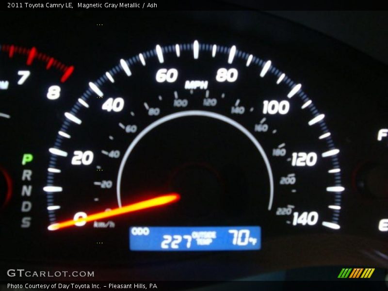 Magnetic Gray Metallic / Ash 2011 Toyota Camry LE