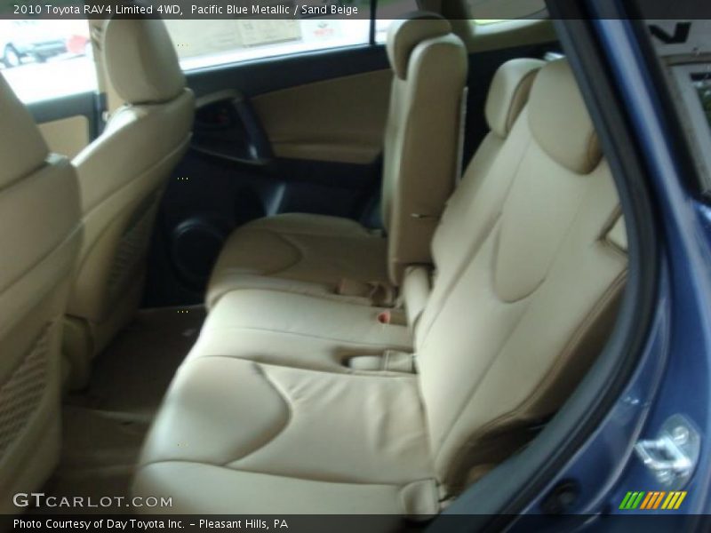Pacific Blue Metallic / Sand Beige 2010 Toyota RAV4 Limited 4WD