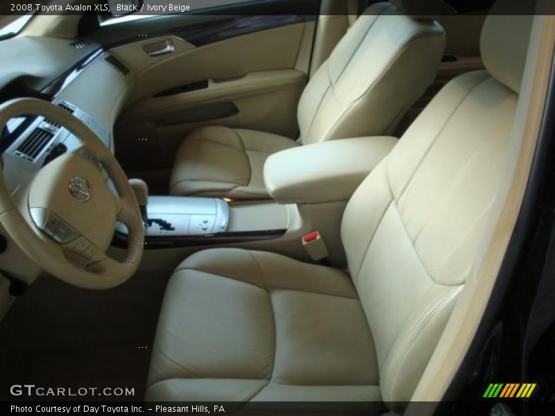Black / Ivory Beige 2008 Toyota Avalon XLS