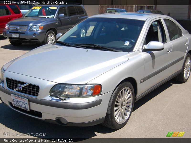 Silver Metallic / Graphite 2002 Volvo S60 T5