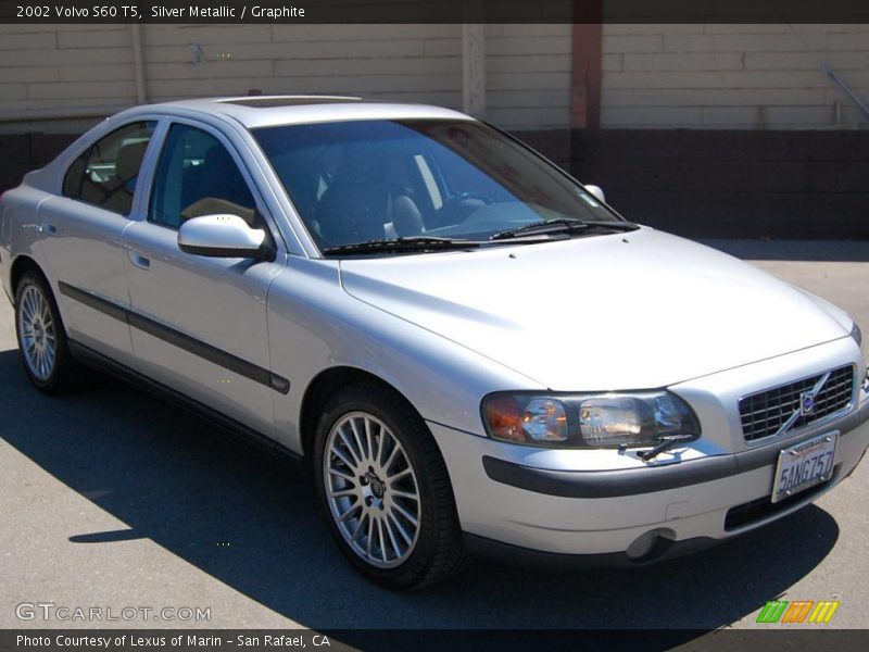 Silver Metallic / Graphite 2002 Volvo S60 T5