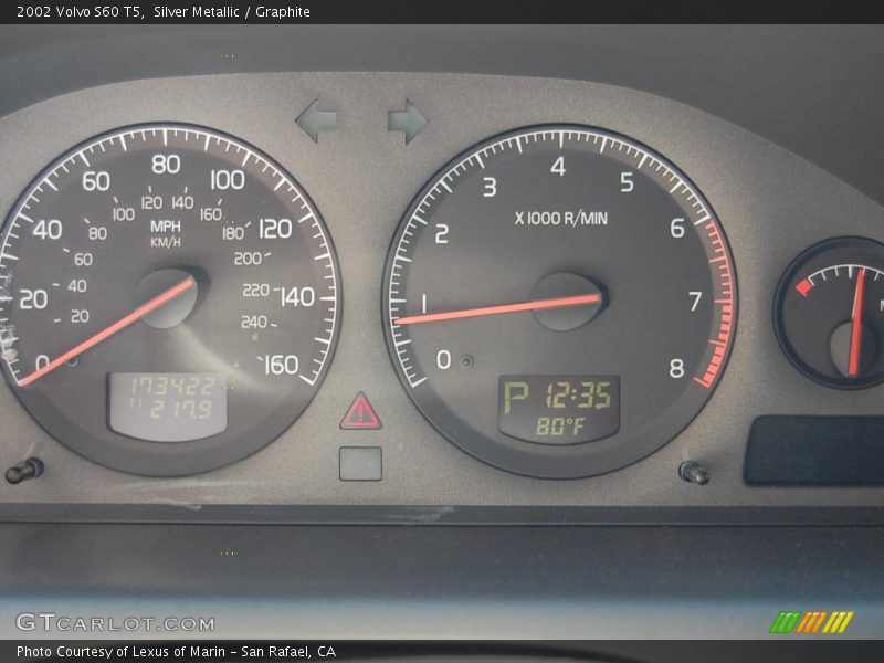 Silver Metallic / Graphite 2002 Volvo S60 T5