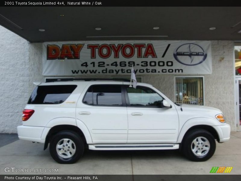 Natural White / Oak 2001 Toyota Sequoia Limited 4x4