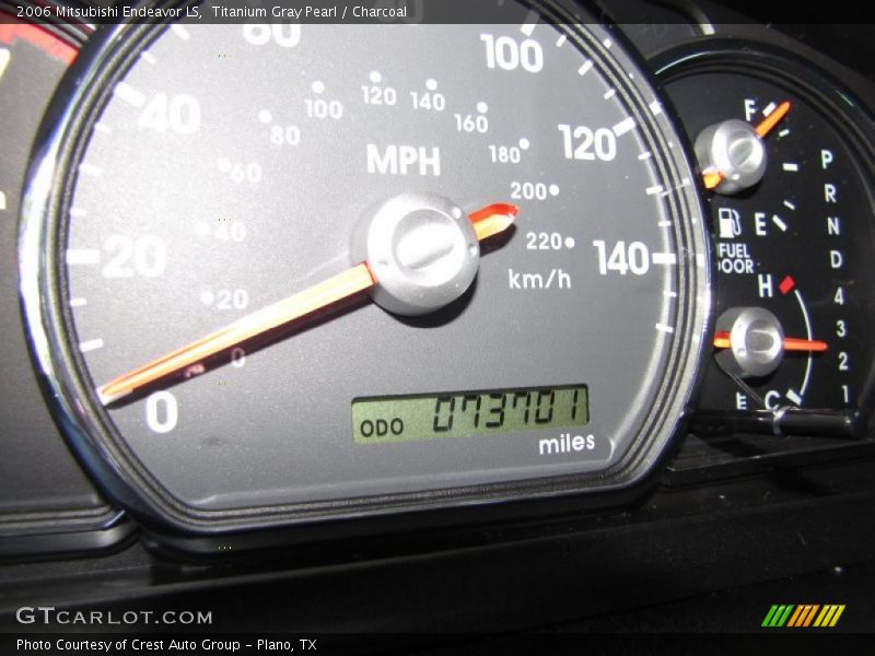 Titanium Gray Pearl / Charcoal 2006 Mitsubishi Endeavor LS
