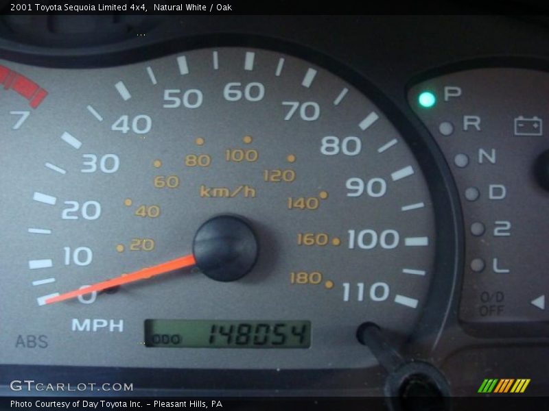 Natural White / Oak 2001 Toyota Sequoia Limited 4x4