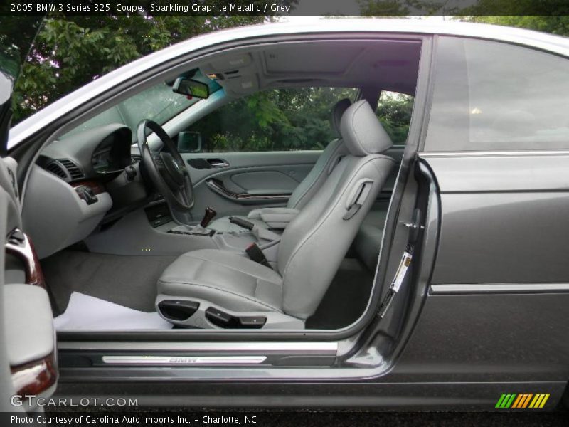 Sparkling Graphite Metallic / Grey 2005 BMW 3 Series 325i Coupe