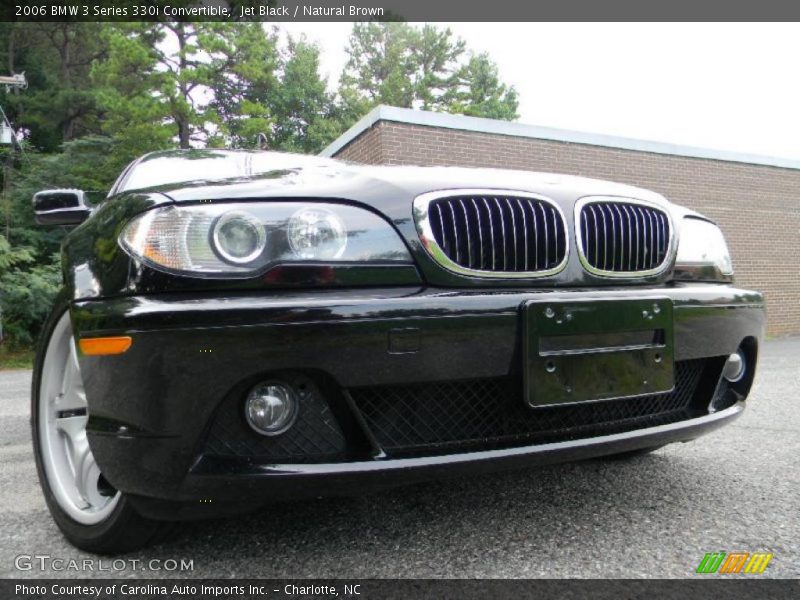 Jet Black / Natural Brown 2006 BMW 3 Series 330i Convertible