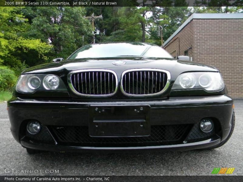 Jet Black / Natural Brown 2006 BMW 3 Series 330i Convertible